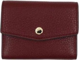 Pourchet Club Small Wallet - Dames - Portefeuilles - Rood - ONE Size - Leer - Accessoires