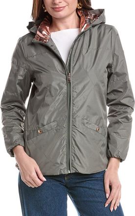 Nicole Miller Solid Windbreaker