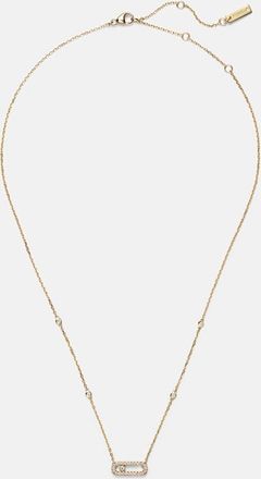 Messika Move Uno 18kt gold necklace with diamonds