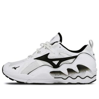 Mizuno Wave Rider 1 White Black D1GA192701