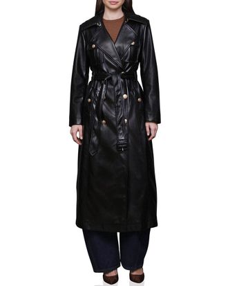 Avec Les Filles Double Breasted Trench Coat