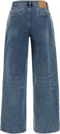 Magda Butrym Womens Denim Jeans Blue Cotton