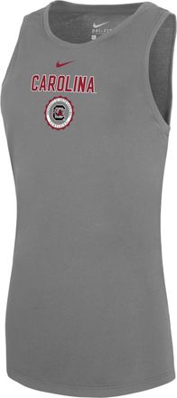 Nike Womens College (South Carolina Gamecocks) Dri-FIT Tank Top in Grey | W52960P180SCAR-DGH