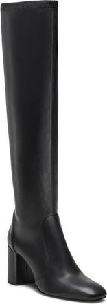 Stuart Weitzman Lucie Knee High Block Heel Boot in Black at Nordstrom, Size 5.5