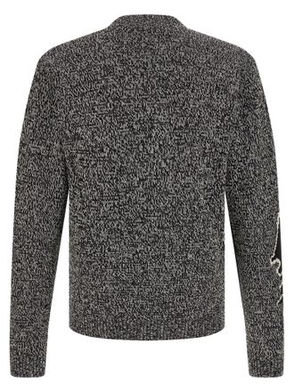 Valentino Garavani Inlaid Panther Intarsia Sweater - grey