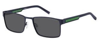 Tommy Hilfiger Grey Rectangular Mens Sunglasses TH 2087/S 0FLL/IR 57