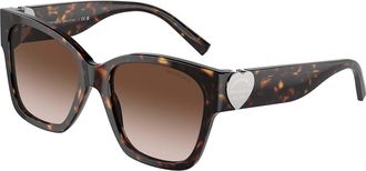 Tiffany & Co. TF4216F Asian Fit 80153B Womens Sunglasses Tortoiseshell Size 54