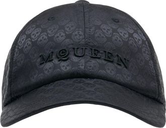 Alexander McQueen Mens 8386324419q1000 Baseball Cap Black Synthetic