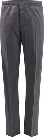 Givenchy Leather Broeken - Heren - Slim Fit Broeken - Grijs - L - Broeken