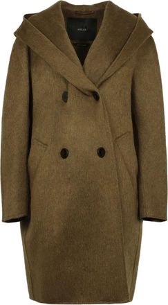 Max Mara Jas met capuchon - Bruin
