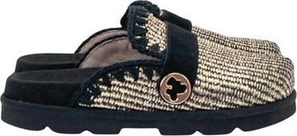 Mou Schoenen, Dames, Veelkleurig, 37 EU, Su&egrave;de, Low Bio Sabot Plain Raffia