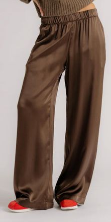 Sablyn Womens Brynn Wide Leg Pant In Swiss Brown