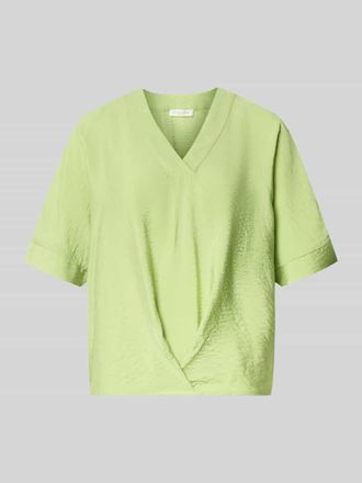 Christian Berg Blusenshirt mit V-Ausschnitt in Grass, Gr&ouml;&szlig;e 34