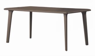 Resol Dessa Mesa Rectangular Interior, Exterior 160x90 Chocolate