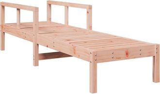 vidaXL Vidaxl - Tumbona de madera maciza douglas 199,5x62x55 cm