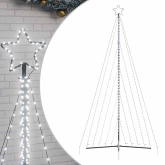 vidaXL &Aacute;rbol De Navidad Led 570 Leds Blanco Fr&iacute;o 399 Cm Vidaxl