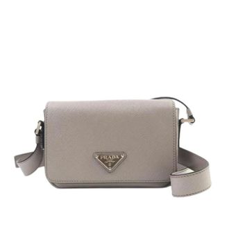 Prada Pre-owned Vintage Crossbody Bag - Dames - Pre-owned - Grijs - Maat: ONE Size Zijde