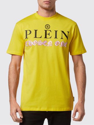 Philipp Plein T-shirt in cotone con girocollo e stampa logo lettering