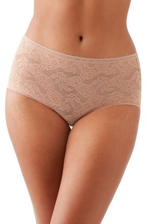 Wacoal High Profile Lace Briefs in Roebuck at Nordstrom, Size X-Large
