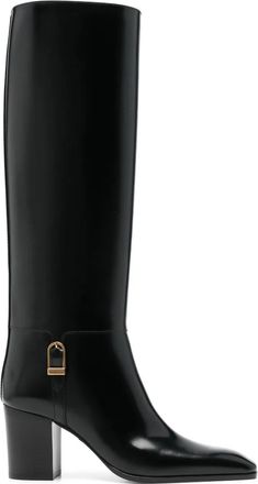 Saint Laurent 75 mm Julia laarzen - Zwart