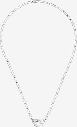 Dinh Van Halskette aus Weissgold und Diamanten Menottes R10