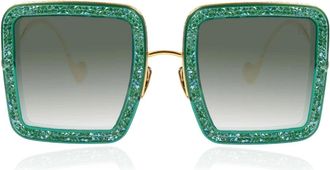 Anna-Karin Karlsson Beaming Sky Zonnebril - Dames - Zonnebrillen - Groen - ONE Size - Accessoires