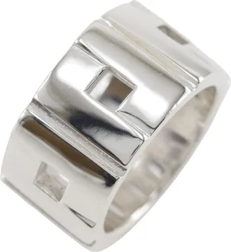 Gucci Silver 925 Band Ring (Pre-Owned)