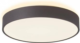Trade Shop Trade Shop Traesio - Trade Shop - Plafoniera Moderna Tonda Led 65w Cct 3000k 4000k Lampada Soffitto Muro Luce 60cm - Negro