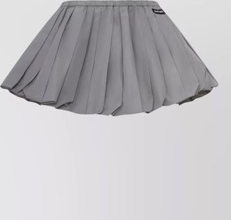 Miu Miu pleated balloon mini skirt