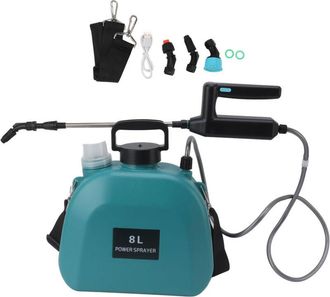 OEM Pulverizador El&eacute;ctrico De 8 Litros, Mango Antideslizante, Bater&iacute;a De 2000 Mah Con Correa Para El Hombro Para Uso Dom&eacute;stico Ecol&oacute;gico