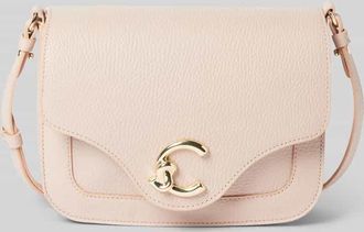 Coccinelle Crossbody Bag mit Label-Detail in Rose, Größe 1