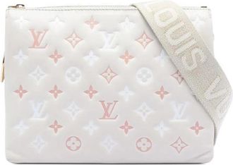 Louis Vuitton Pre-owned Coussin Cross Body Bag - Dames - Vintage Schoudertas - Beige - ONE Size - Leer - Vintage
