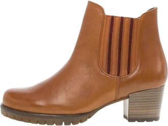 Gabor Enkellaarsjes - Dames - Schoenen - Bruin - Maat: 41 EU Leer
