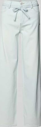 Buena Vista Wide Leg Jeans mit Bindeg&uuml;rtel in Hellblau, Gr&ouml;&szlig;e XXS