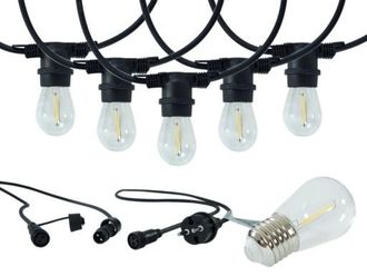 OEM Guirnalda De Luces Led Para Jard&iacute;n, 10 M, 10 Bombillas E27