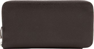 Herm&egrave;s Grey Epsom Azap Zip Around Wallet (Authentic Pre-Loved)