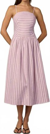Joe's Mara Dress In Blush Pink Stripe
