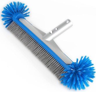 OEM Cepillo Redondo Para Piscinas Sin Mango: Cabezal Semiesf&eacute;rico Con Cerdas Sint&eacute;ticas Duraderas, Ideal Para Paredes, Azulejos, Ba&ntilde;os Y Jardines