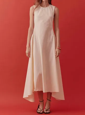 Maude Daphne Dress In Butter Yellow