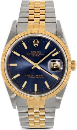 Rolex Orologio Datejust 34mm - Blu