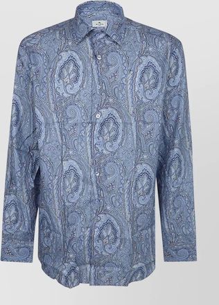 Etro paisley-print cotton satin shirt