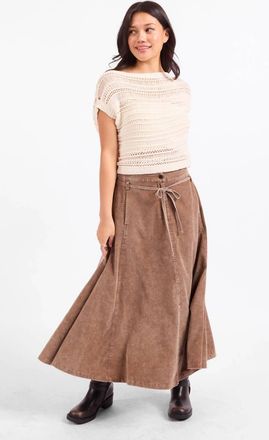 Sadie & Sage Adara Open Knit Sweater Vest In Cream