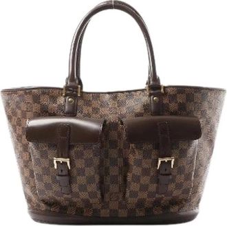 Louis Vuitton Pre-owned Tote Bags, female, Brown, Size: ONE SIZE Pre-owned Manosque GM