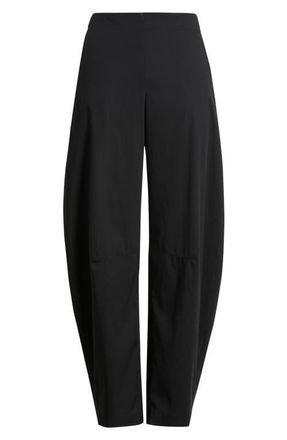 Anne Klein Barrel Leg Pants in Anne Black at Nordstrom, Size X-Small
