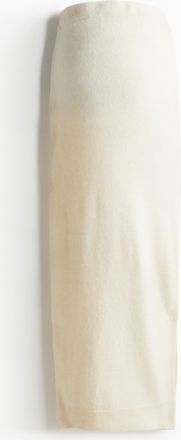 H&M MAMA Strickrock - Cremefarben