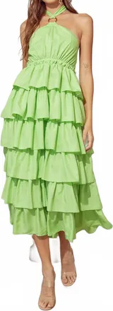 DO+BE Collection In The Limelight Maxi Dress