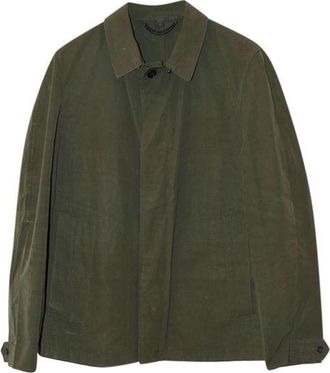 Burberry Prorsum Khaki Cotton Harrington Jacket Size L