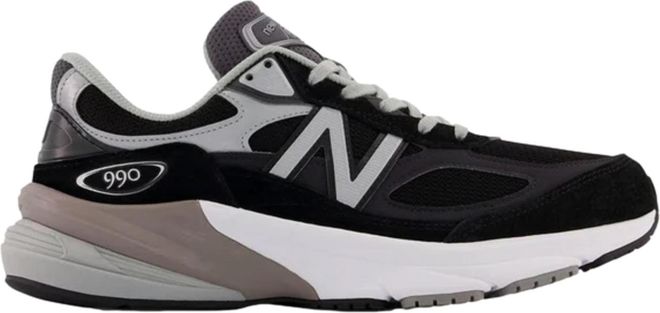 Made In Usa 990 V6 Black/White M990BK6 Mens
