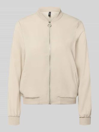 Vero Moda Regular Fit Blouson mit Allover-Muster Modell COCO in Beige, Gr&ouml;&szlig;e XL