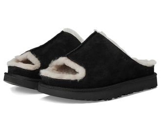UGG Greenport Slide Womens Slippers Black : 5 B - Medium, Suede